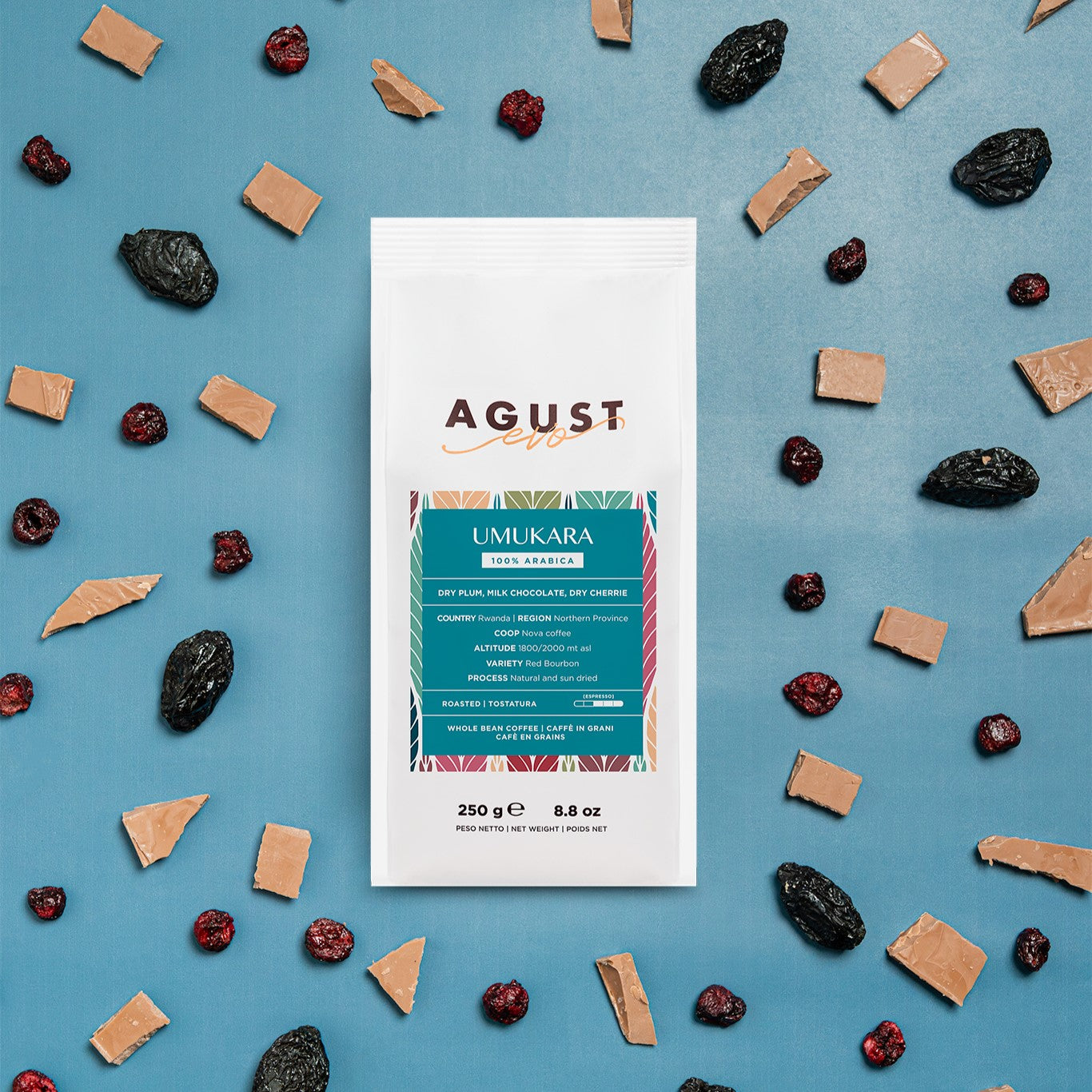 Agust Umukara Rwanda Specialkaffe 250gr kaffebønner