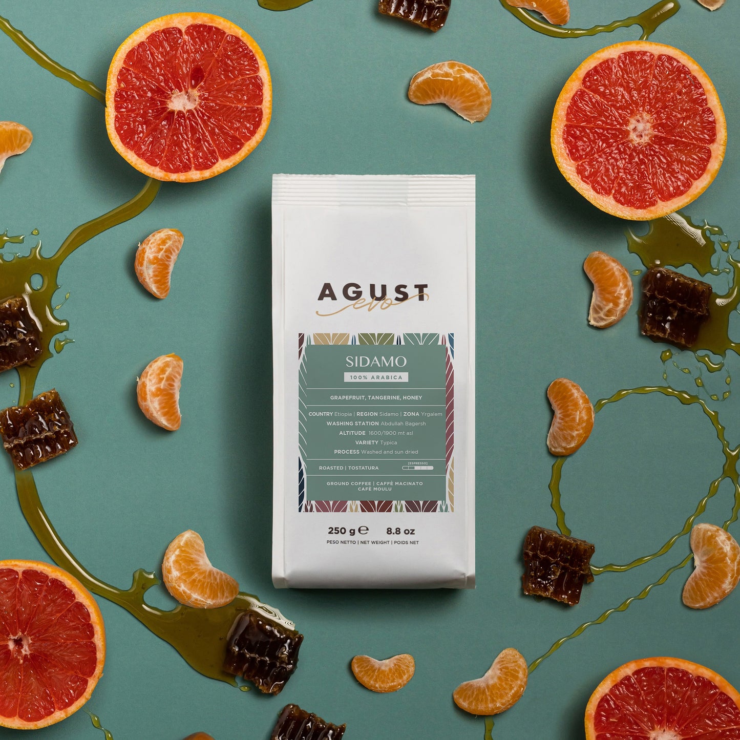 Agust Sidamo Etiopien Specialkaffe 250gr