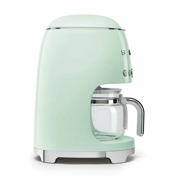 Smeg Retro Coffee Machine 1050 W Green 10 Skodelice