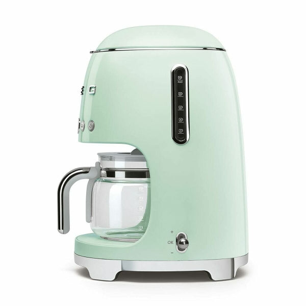 Smeg Retro Coffee Machine 1050 W Green 10 Skodelice