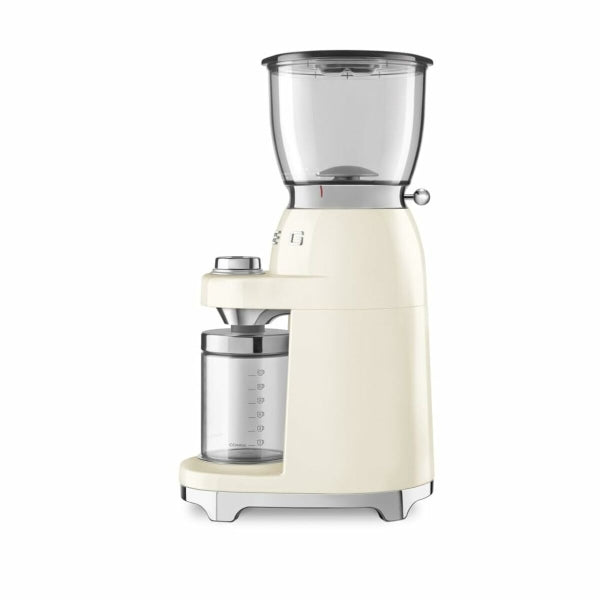 Smeg Electric grinder CGF11CREU Transparent Cream colored 150 W 350 g