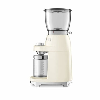 Smeg Electric grinder CGF11CREU Transparent Cream colored 150 W 350 g