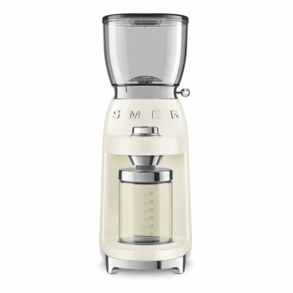 Smeg Electric grinder CGF11CREU Transparent Cream colored 150 W 350 g