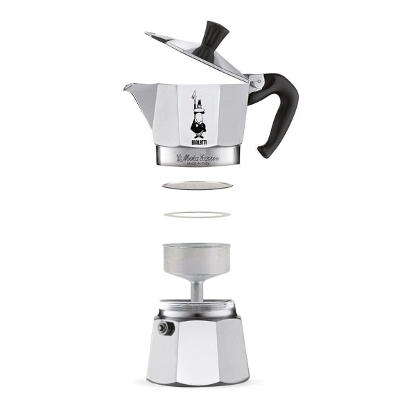 Italian Coffee Pot Bialetti 502020049 Silver-coloured Aluminum 900 ml