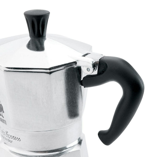 Italian Coffee Pot Bialetti Moka Express Aluminum 300 ml 6 Cups