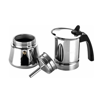 Italian Coffee pot FAGOR Etnica Stainless steel 18/10 (4 Skodelice)