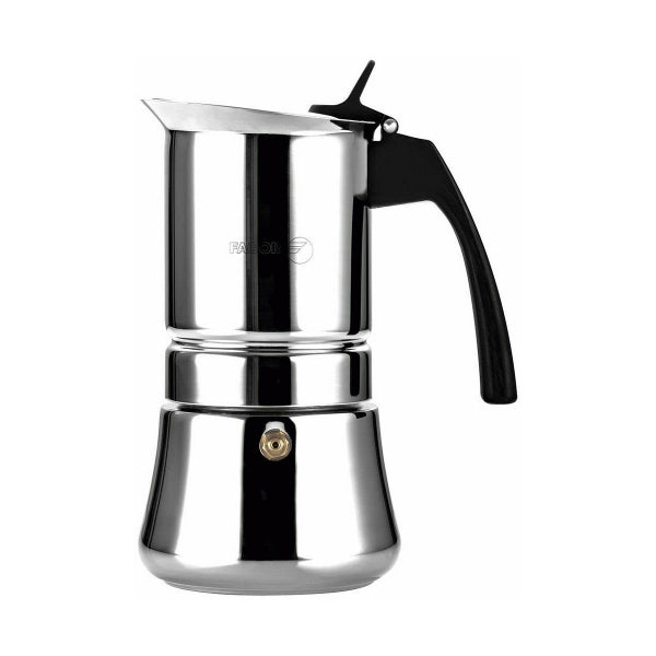 Italian Coffee pot FAGOR Stainless steel 18/10 Chrome salt (10 Skodelice)