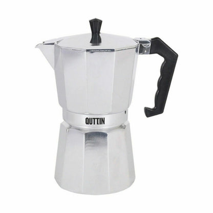 Italienische Kaffeekanne Quttin 9 Tassen Aluminium (6 Einheiten)