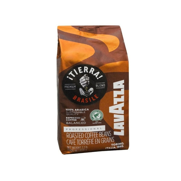 Lavazza Coffee Beans Tierra! Brasile 100% Arabica Espresso 1 kg