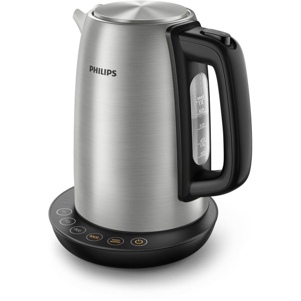 Philips Kedel HD9359/90 Rustfrit stål 2200 W Sort metal 1,7 L