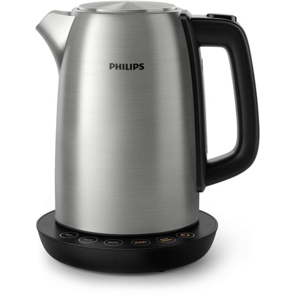 Philips Kedel HD9359/90 Rustfrit stål 2200 W Sort metal 1,7 L