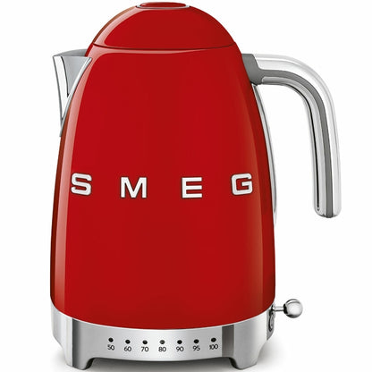 Smeg Kettle 2400 W 1.7 L Red Stainless steel Plastic