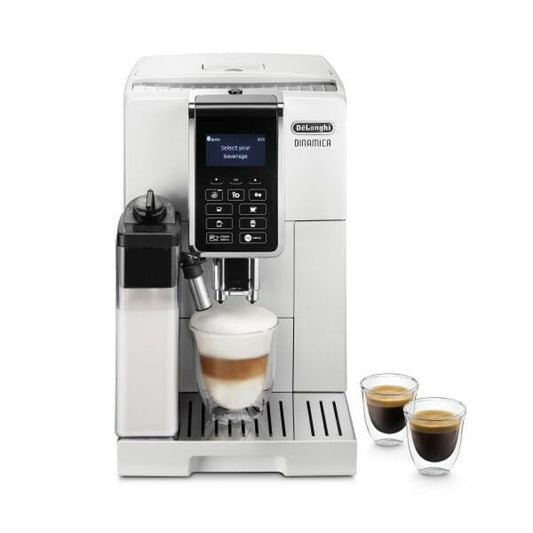 DeLonghi Dinamica Super Automatic Coffee Machine ECAM350.55.W White Steel 1450 W 15 bar