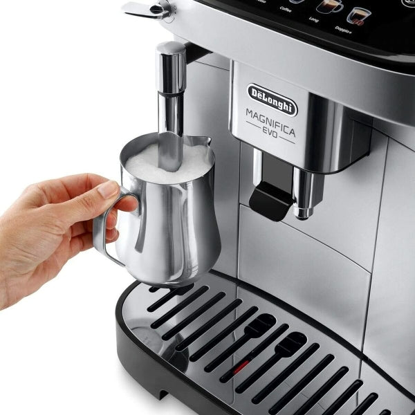 DeLonghi ECAM 290.31.SB Superautomatisk kaffemaskine Sølvfarvet 1450 W 15 bar 250 g 2 Skodelice 1,8 L