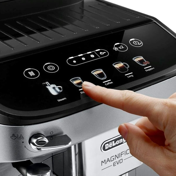 DeLonghi ECAM 290.31.SB Superautomatisk kaffemaskine Sølvfarvet 1450 W 15 bar 250 g 2 Skodelice 1,8 L