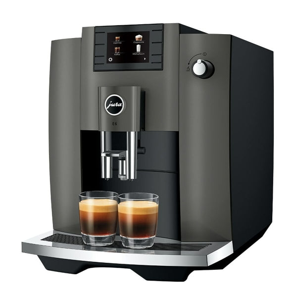 Jura Superautomatic Espresso Machine E6 Black Yes 1450 W 15 bar