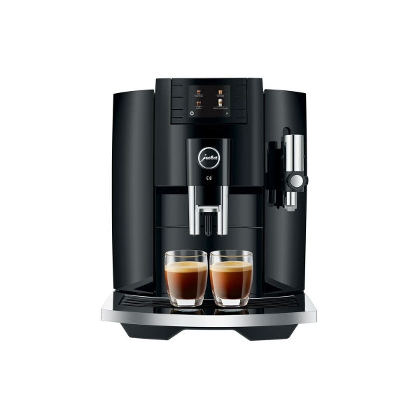 Jura E8 Super automatic coffee machine Piano Black (EB) Black Yes 1450 W 15 bar