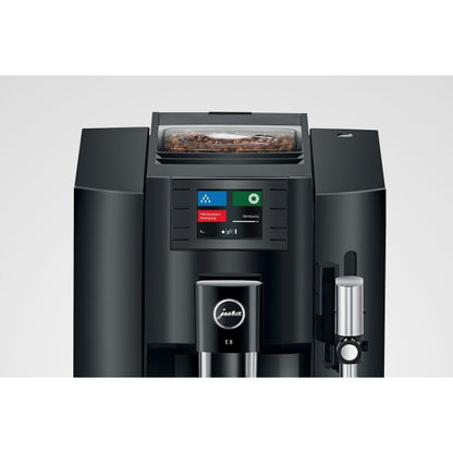 Jura E8 Super automatic coffee machine Piano Black (EB) Black Yes 1450 W 15 bar