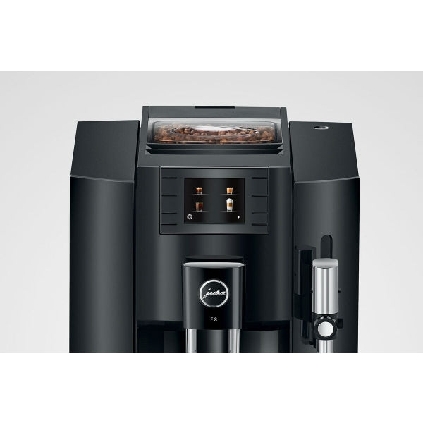 Jura E8 Super automatic coffee machine Piano Black (EB) Black Yes 1450 W 15 bar