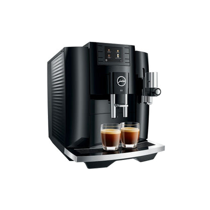 Jura E8 Super automatic coffee machine Piano Black (EB) Black Yes 1450 W 15 bar