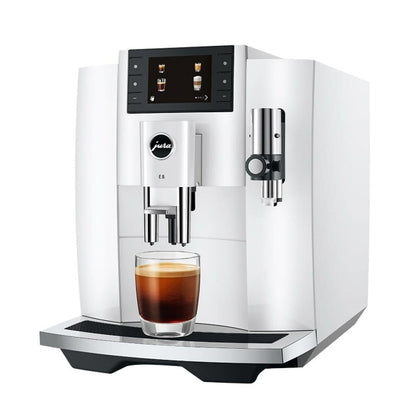 Jura Espresso machine E8 Piano White 1450 W 15 bar 1.9 L