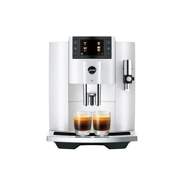 Jura Espresso machine E8 Piano White 1450 W 15 bar 1.9 L