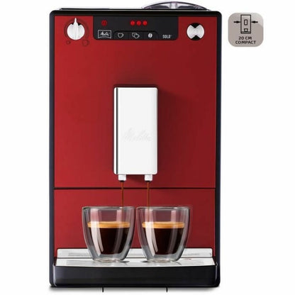 Melitta CAFFEO SOLO Super automatic coffee machine 1400 W Red 1400 W 15 bar