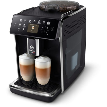 Saeco SM6480 Superautomatische Kaffeemaschine Schwarz Silberfarben 1500 W 15 bar 300 g 1,8 L