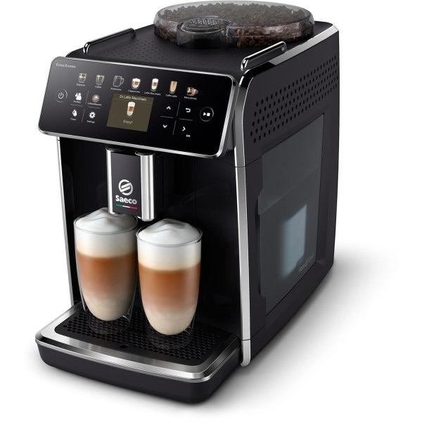 Saeco Superautomatic Coffee Machine SM6580 Black Silver-colored 1500 W 15 bar 300 g 1.8 L