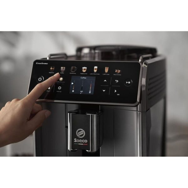 Saeco Superautomatic Coffee Machine SM6580 Black Silver-colored 1500 W 15 bar 300 g 1.8 L