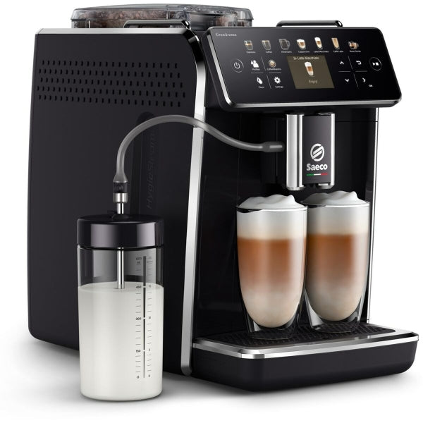 Saeco Superautomatic Coffee Machine SM6580 Black Silver-colored 1500 W 15 bar 300 g 1.8 L