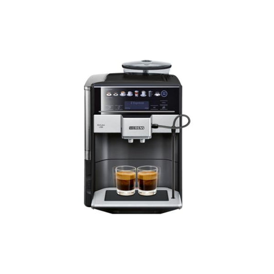 Siemens AG EQ.6 plus s500 Super automatic coffee machine Espresso Black metal 1500 W 19 bar 1.7 L