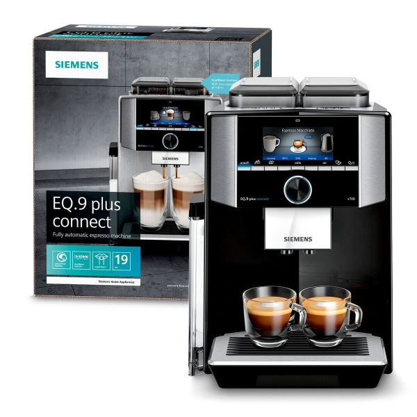 Siemens AG S700 Espresso machine Black 1500 W 19 bar 2.3 L 2 Skodelice