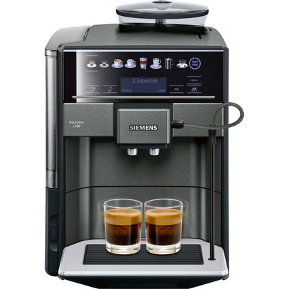 Siemens Superautomatische Kaffeemaschine AG TE657319 Schwarz Grau 1500 W 2 Skodelice 1,7 L